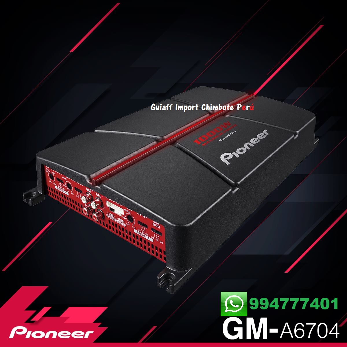 Amplificador de 4 canales Pioneer GM-A6704