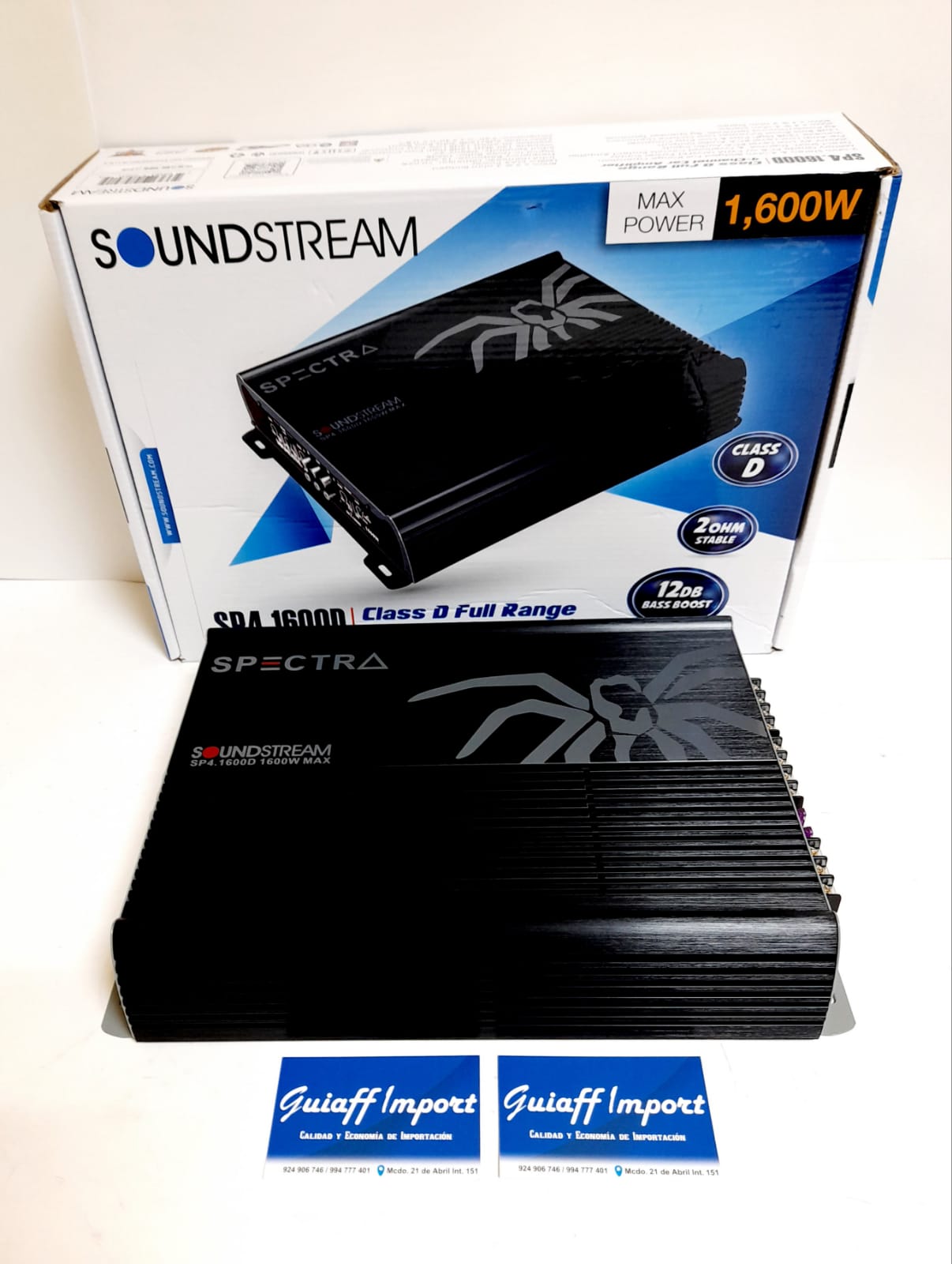 Amplificador de 4 canales SoundStream SP4.1600D