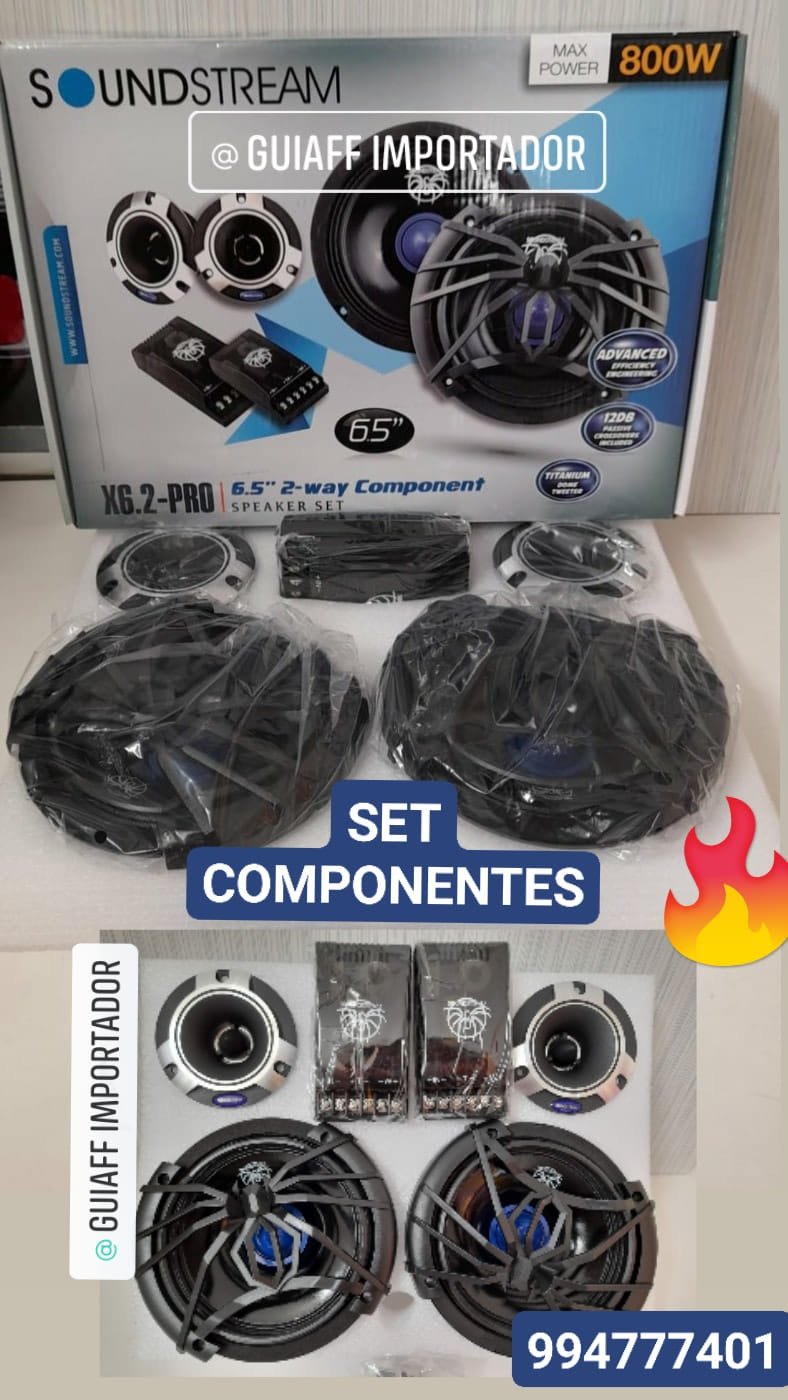 Set de Componentes Soundstream X6.2PRO